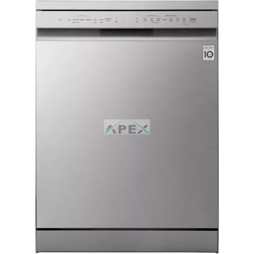 LG DF243FVS QuadWash™ gőzös mosogatógép TrueSteam™ technológiával, 14 teríték, ThinQ™ WiFi funkció