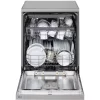 LG DF243FVS QuadWash™ gőzös mosogatógép TrueSteam™ technológiával, 14 teríték, ThinQ™ WiFi funkció