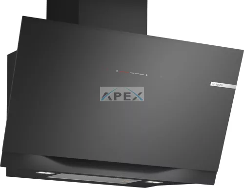 BOSCH DWK91LT60 Serie | 8, Falra szerelhető páraelszívó, 90 cm, Fekete üveg