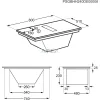 ELECTROLUX ECC83410CK Beépíthető indukciós főzőlap páraelszívóval