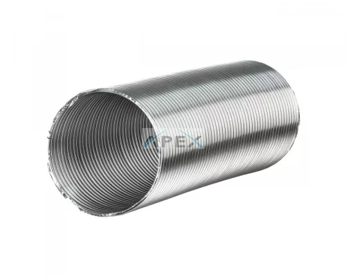 Aluvent Light flexibilis cső 2 bilinccsel, 150 mm átmérő, 3 m hossz