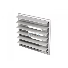   Műanyag gravitációs szellőzőrács 150mm-es kivezetéshez, 250x250 mm