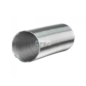   Aluvent Light flexibilis cső 2 bilinccsel, 100 mm átmérő, 3 m hossz