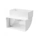 Lapos csatorna függőleges könyök 90x220 mm