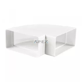 Lapos csatorna vízszintes könyök 90x220 mm