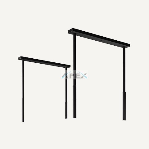 Falmec SPAZIO 130 tartókar-hosszabbító szett H=900 mm, fekete