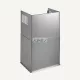 Falmec teleszkópos kürtő NRS páraelszívókhoz H=315+320 mm, inox (GRUPPO INCASSO, VIRGOLA)