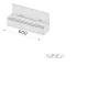 Falmec MONOLITH 60 cm tároló modul, fekete