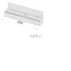 Falmec MONOLITH 90 cm tároló modul, fekete