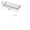 Falmec SHELF  növénytartó tálca 90 cm polc modulhoz, inox