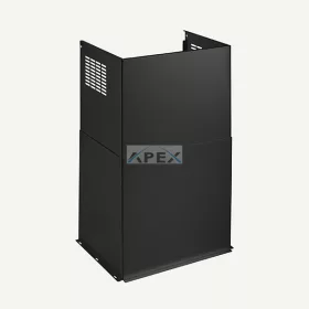   Falmec teleszkópos kürtő NRS páraelszívókhoz H=315+320 mm, fekete (GRUPPO INCASSO, VIRGOLA)