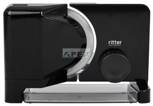 RITTER Arcus 3 comfort szeletelőgép, fekete