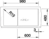 BLANCO METRA 6 S palaszürke rm.tart., exc