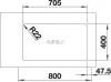 BLANCO ANDANO 340/340-U exc.nél InFino