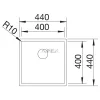 BLANCO CLARON 400-IF DX