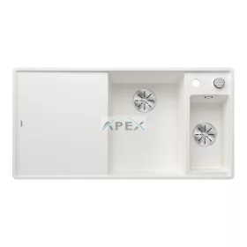 BLANCO AXIA III 6S-F jobb fehér fa tar, SZINTBE ÉPÍTÉS