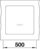 BLANCO SUBLINE 400-F palaszürke exc.n.