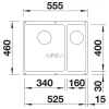 BLANCO SUBLINE 340/160-U b. tart. e.n.