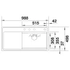 BLANCO ZENAR XL 6S-F DGP antracit fa ta