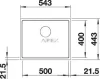BLANCO SUBLINE 500-IF antracit exc.n.