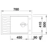 BLANCO ELON XL 6 S antracit exc.InF