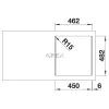 BLANCO DANA 45 natúr exc.nélkül (237686mos + 236268 lef)
