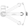 BLANCO 525793 CATRIS-S Flexo matt fekete HD