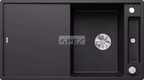 BLANCO AXIA III 5 S fekete fa tart.