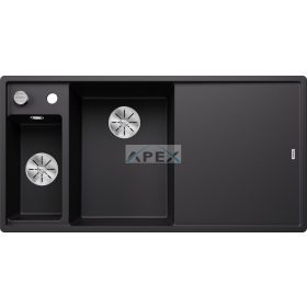 BLANCO AXIA III 6 S bal fekete üveg tart.