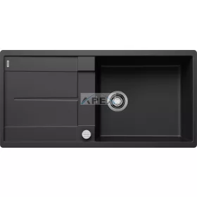 BLANCO METRA XL 6S-F fekete exc., SZINTBE ÉPÍTÉS