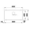 BLANCO SUBLINE 800-U fekete exc.n.