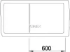 BLANCO ZENAR XL 6S-F fekete. jobb tart.n.