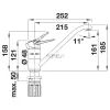 BLANCO 526408 WEGA II fehér / króm HD