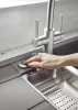 BLANCO Levegőkapcsoló nyomógomb PVD steel