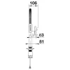 BLANCO 527466 BLANCOCULINA-S II Mini Sensor PVD steel