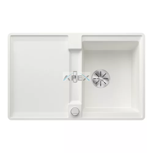 BLANCO ADIRA 45S-F fehér mosogatótálca, excenterrel, SZINTBE ÉPÍTÉS
