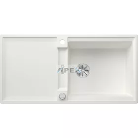   BLANCO ADIRA XL 6S-F fehér mosogatótálca, excenterrel, SZINTBE ÉPÍTÉS