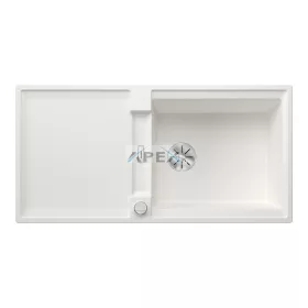   BLANCO ADIRA XL 6S-F fehér mosogatótálca, excenterrel, SZINTBE ÉPÍTÉS