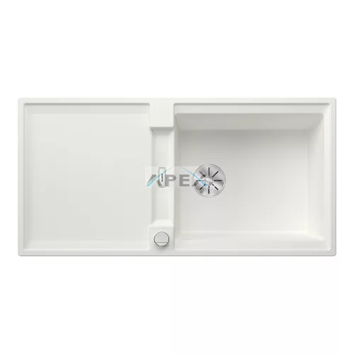 BLANCO ADIRA XL 6S-F fehér mosogatótálca, excenterrel, SZINTBE ÉPÍTÉS