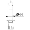 BLANCO 527654 KANO-S vulkánszürke/króm ND