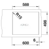 BLANCO ETAGON 6 kávé lefolyó nélk.