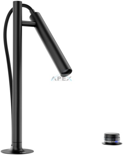 BLANCO LUNEOO-S, kihúzható fejes csaptelep, matt fekete, HD