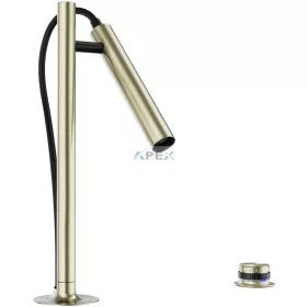 BLANCO LUNEOO-S, kihúzható fejes csaptelep, satin gold, HD
