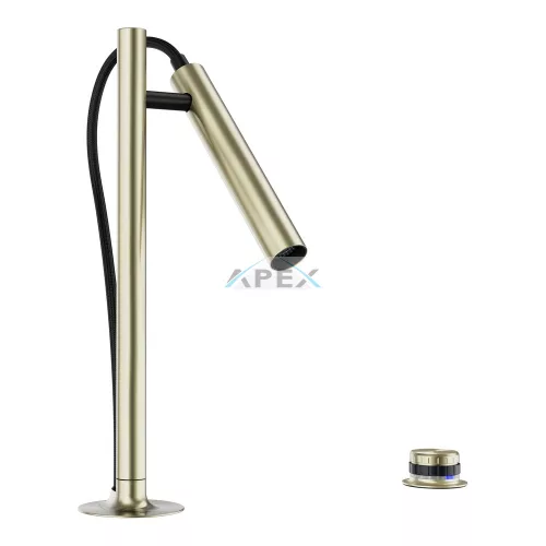 BLANCO LUNEOO-S, kihúzható fejes csaptelep, satin gold, HD