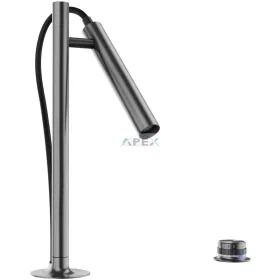   BLANCO LUNEOO-S, kihúzható fejes csaptelep, satin dark steel, HD