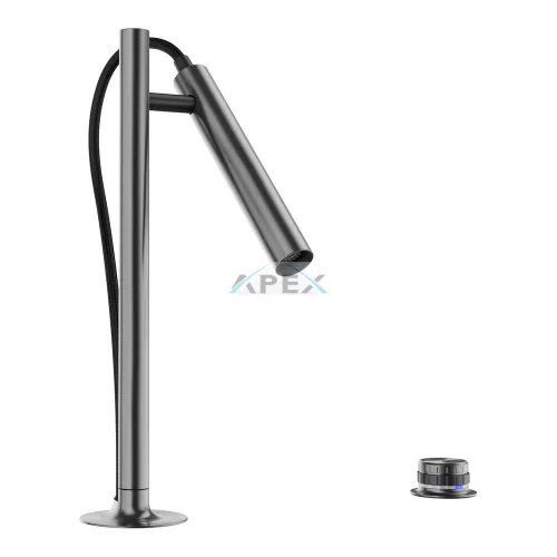 BLANCO LUNEOO-S, kihúzható fejes csaptelep, satin dark steel, HD