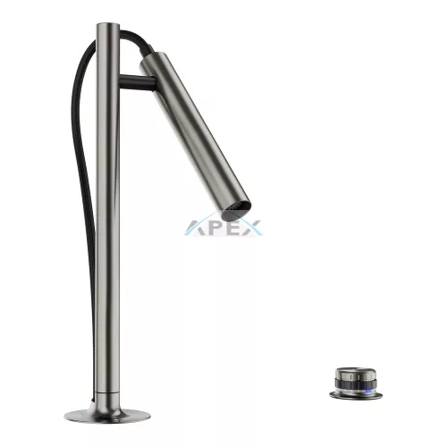 BLANCO LUNEOO-S, kihúzható fejes csaptelep, satin platinum, HD