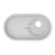 BLANCO OOVALON 700-U cloud white mosogató, VELGRANIT, lefolyó nélk.