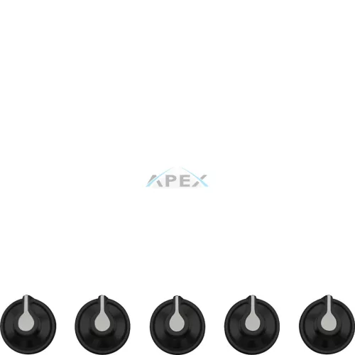 SMEG GOMB KÉSZLET, Linea design, főzőlaphoz, fekete