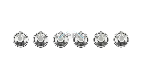 SMEG VEZÉRLŐGOMB KÉSZLET, Linea PGF főzőlapokhoz, 6 db-os